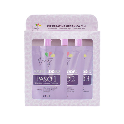KIT KERATINA ORGANICA VANITY X 70ml