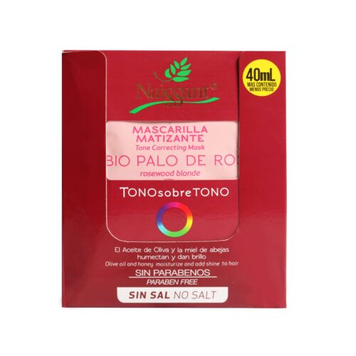 CAPILAR MASCARILLA RUBIO PALO DE ROSA NAISSANT - Imagen 2