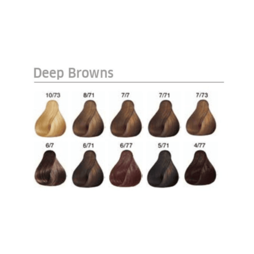 Tinte sin amoniaco Color Touch Wella Deep Browns 7/71 rubio mediano marron ceniza