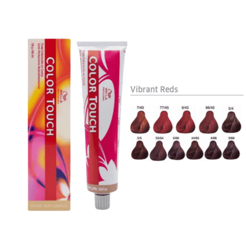 Tinte sin amoniaco Color Touch Wella Vibrant Reds 7/43 rubio mediano rojo dorado