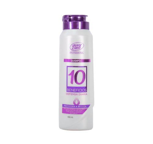 shampoo capilar 10 beneficios control y belleza Duvy Class