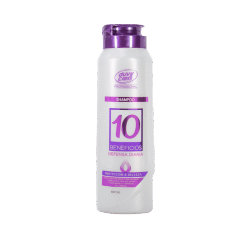 shampoo capilar 10 beneficios control y belleza Duvy Class