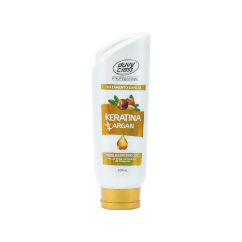 Tratamiento keratina mas argan Duvy Class 400 ml