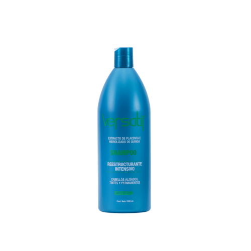 shampoo sin sal de la línea versatil de la marca duvy class para reestructurar el cuero cabelludo sin sal