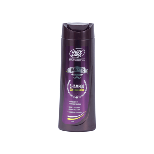 Shampoo Duvy Class línea Barber control caída