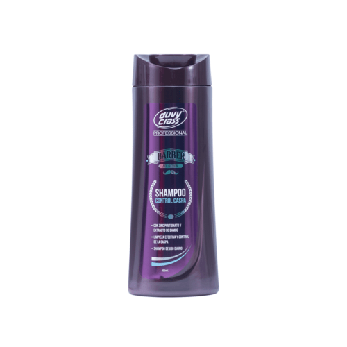 Shampoo Duvy Class línea Barber control caspa - Imagen 2
