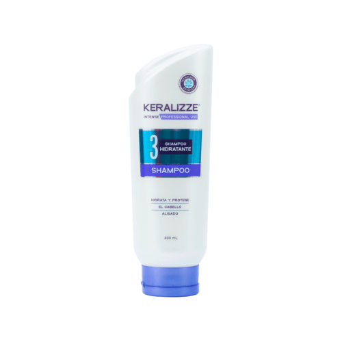 shampoo hidratante marca keralizze es el paso 3 del kit de 400 ml