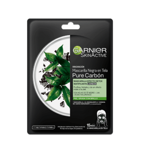 MASCARILLA SKIN ACTIVE PURE CARBON GARNIER