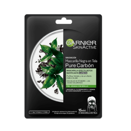 MASCARILLA SKIN ACTIVE PURE CARBON GARNIER
