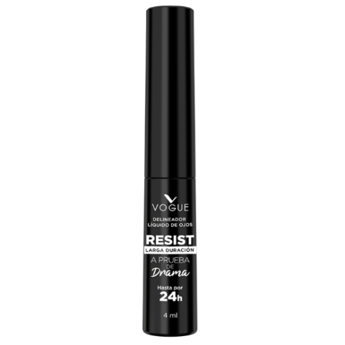 DELINEADOR LIQ VOGUE RESIST NEGRO 4 ML