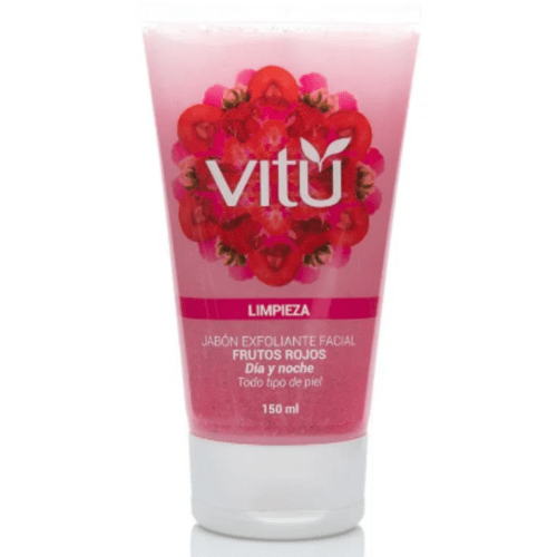 JABON EXFOLIANTE FACIAL FRUTOS ROJOS VITU 150ML