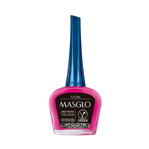 ESMALTE DECORACION FUCSIA MASGLO