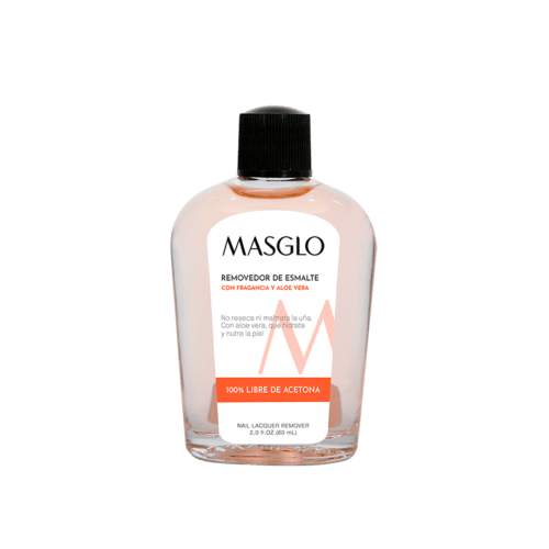 REMOVEDOR DE ESMALTE FRAGANCIA Y ALOE 60ML MASGLO