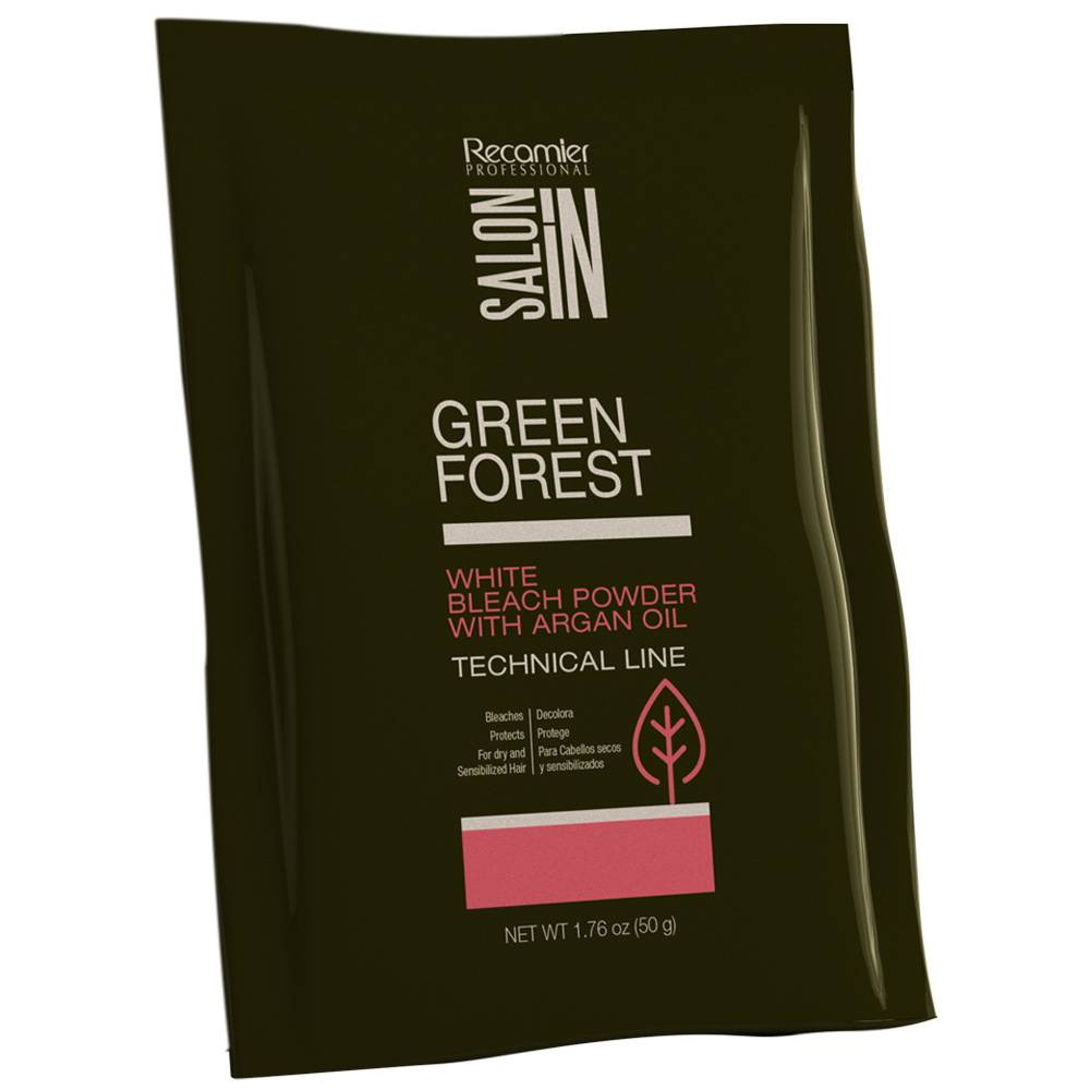 POLVO DECOLORANTE GEEN FOREST X 50G RECAMIER