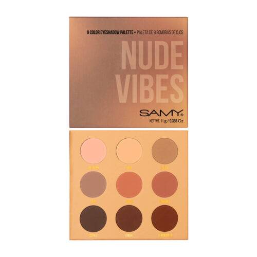 PALETA X9 SOMBRAS COMPACTAS NUM 2 NUDE VIBES SAMY