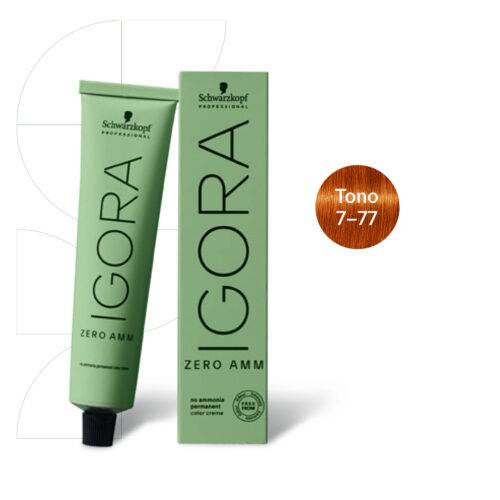 TINTE ZERO AMM 7-77 RUBIO MEDIO COBRIZO INTENSO IGORA