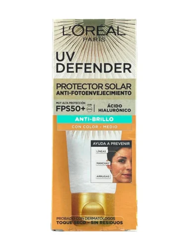 BLOQUEADOR CREMA FACIAL HIDRAT UV DEFENDER LOREAL
