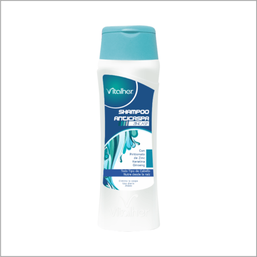 SHAMPOLLETAOO VITALHER ANTICASPA X350ML