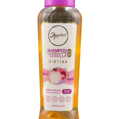 SHAMPOO CON CEBOLLA Y BIOTINA 500ML ANYELUZ