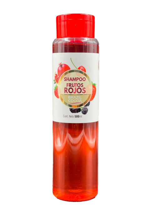 SHAMPOO FRUTOS ROJOS X500 ML BRAZIL COCOA