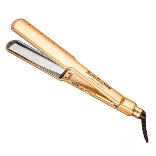 PLANCHA BABYLISS NANO TITANIUM DORADA 1 1/2