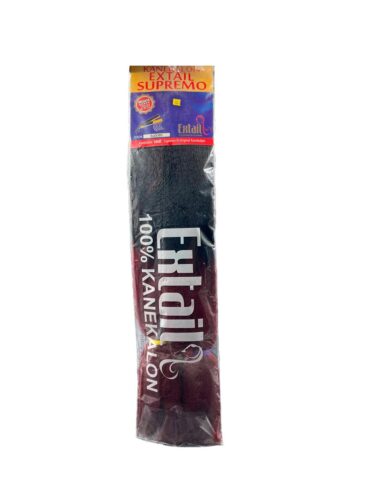 KANEKALON BLACK/RED