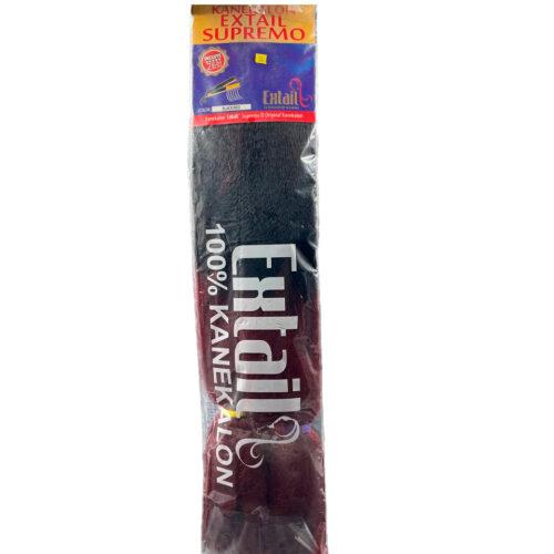 KANEKALON BLACK/RED