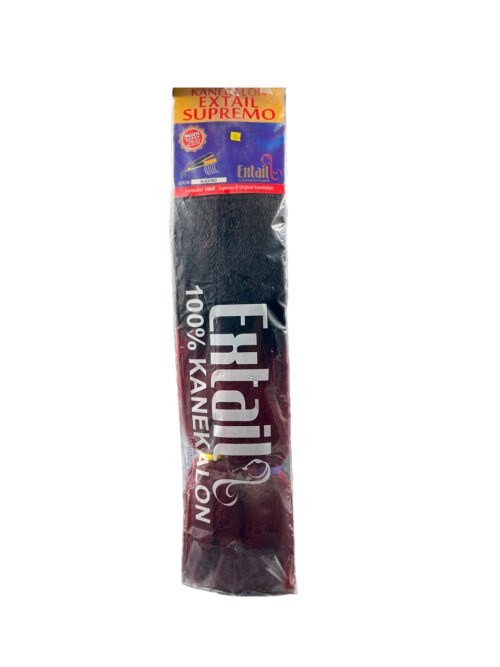 KANEKALON BLACK/RED
