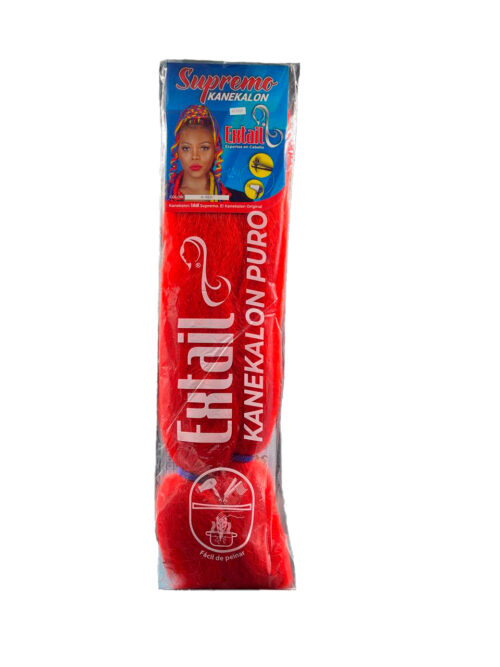 KANEKALON COLOR K-RED EXTAIL