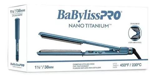 PLANCHA BABYLISS DRY TITANIUM AZUL 1 1/2