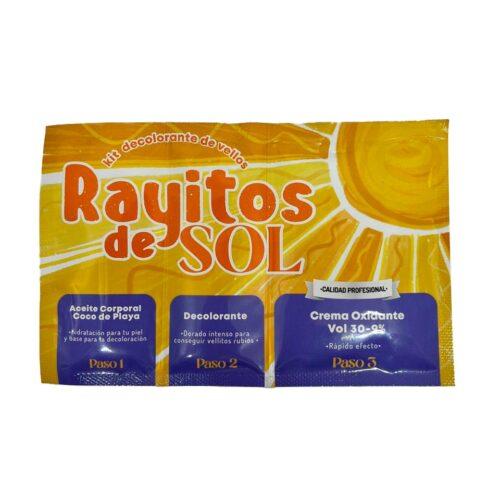 KIT DECOLORANTE DE VELLOS RAYITOS DE SOL