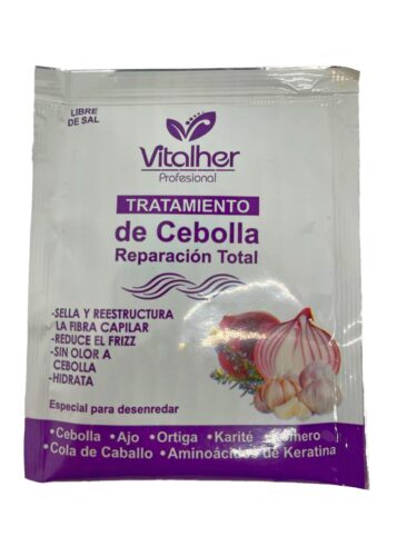 TRATAMIENTO DE CEBOLLA SOBRE VITALHER