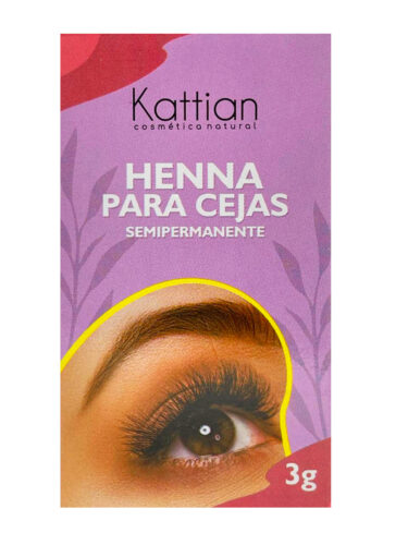 HENNA PARA CEJAS CAFE OSCURO 3GRAMOS KATTIAN