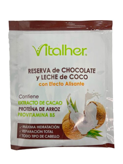MASCARILLA RESERVA DE CHOCOLATE Y COCO VITALHER