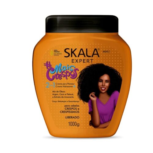 CREMA PARA PEINAR CRESPOS 1000G NARANJA SKALA
