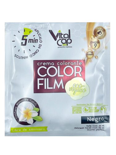 CREMA COLORANTE COLOR FILM NEGRO 20ML DUVY CLASS