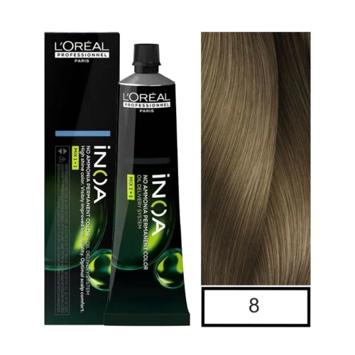 TINTE INOA LOREAL 8 RUBIO CLARO