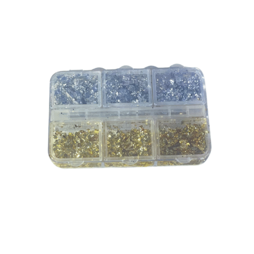 ACCESORIOS UÑAS PAPEL ORO