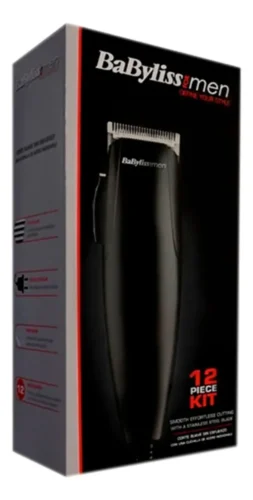 Maquina Peluquera Babyliss For Men 12 Piezas Profesional
