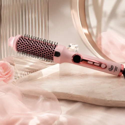 Cepillo secador volumizador Turbox NT Spring Rose para secar, moldear y dar volumen al cabello.